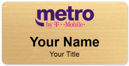 Custom name badges for Metro by Tmobile