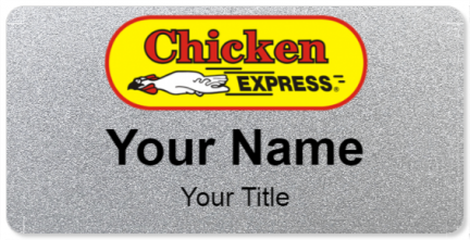 Custom name badges for Chicken Express