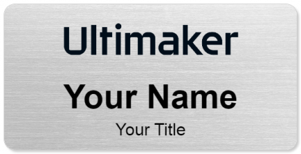 Custom name badges for Ultimaker