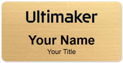 Custom name badges for Ultimaker