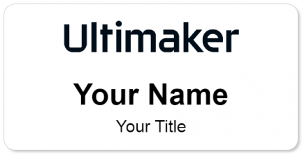 Custom name badges for Ultimaker