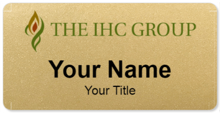 Custom name badges for The IHC Group
