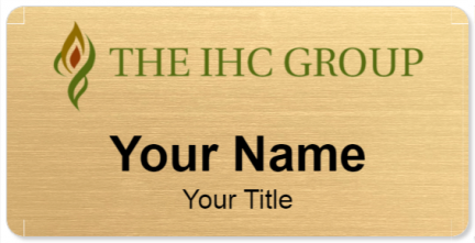 Custom name badges for The IHC Group