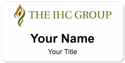 Custom name badges for The IHC Group