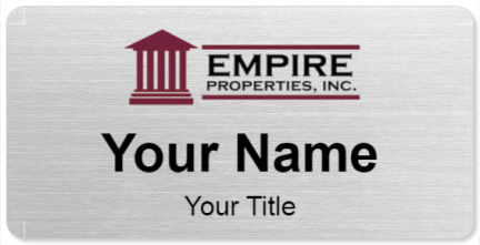 Custom name badges for Empire Properties