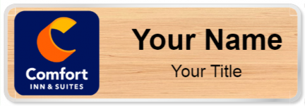 Custom name badges for Comfort INN & Suites