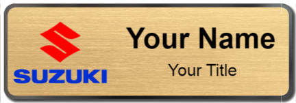 Custom name badges for Suzuki