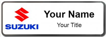 Custom name badges for Suzuki
