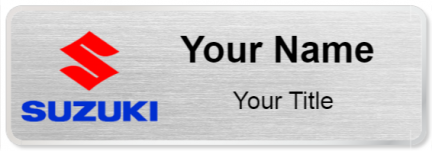 Custom name badges for Suzuki