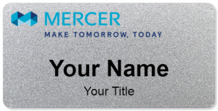 Custom name badges for Mercer