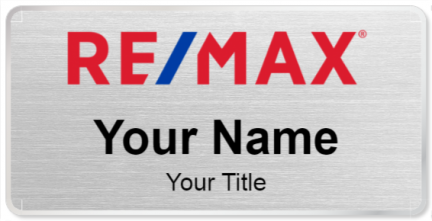 Custom name badges for RE MAX