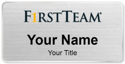 Custom name badges for First Team Real Estate