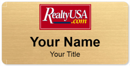 Custom name badges for Realty USA