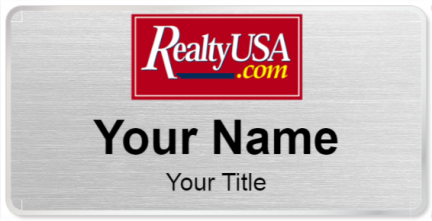 Custom name badges for Realty USA