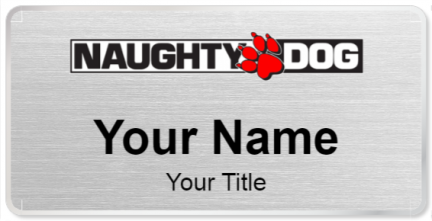 Custom name badges for Naughty Dog