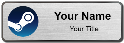 Custom name badges for Steam