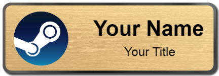 Custom name badges for Steam