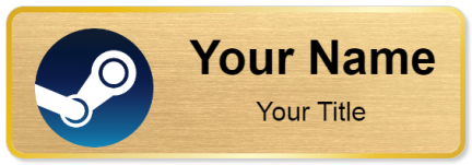 Custom name badges for Steam
