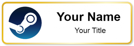 Custom name badges for Steam