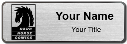 Custom name badges for Dark Horse Comics