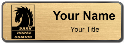 Custom name badges for Dark Horse Comics