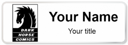 Custom name badges for Dark Horse Comics