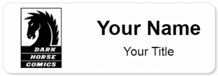 Custom name badges for Dark Horse Comics