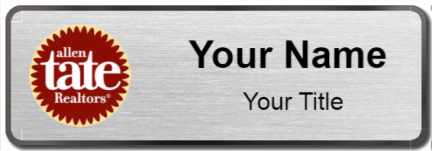 Custom name badges for Allen Tate Realtors