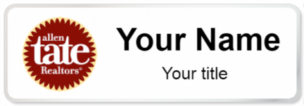 Custom name badges for Allen Tate Realtors