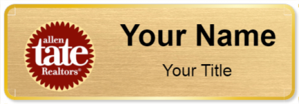 Custom name badges for Allen Tate Realtors