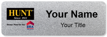 Custom name badges for Hunt Real Estate ERA