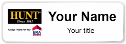 Custom name badges for Hunt Real Estate ERA