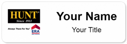 Custom name badges for Hunt Real Estate ERA