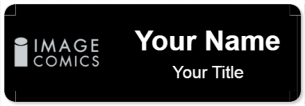 Custom name badges for Image Comics