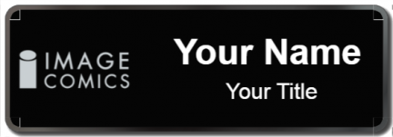 Custom name badges for Image Comics