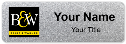 Custom name badges for Baird & Warner