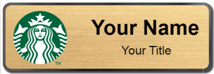 Custom name badges for Starbucks