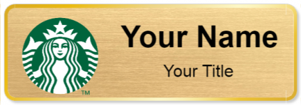 Custom name badges for Starbucks