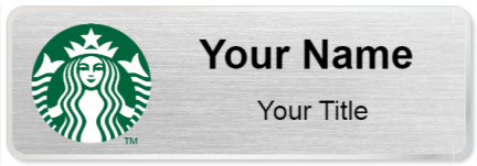 Custom name badges for Starbucks