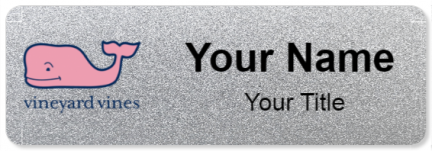 Custom name badges for Vineyard Vine