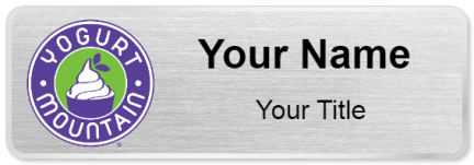 Custom name badges for Yogurt Mountain