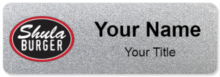 Custom name badges for Shula Burger