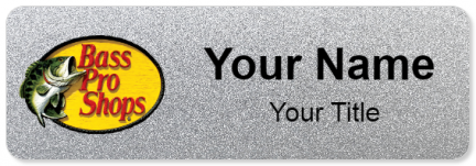 Custom name badges for Bass Pro shops
