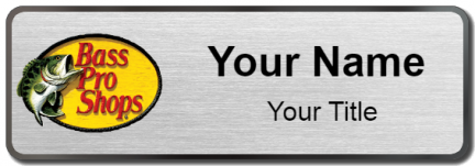 Custom name badges for Bass Pro shops