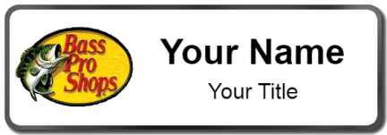 Custom name badges for Bass Pro shops
