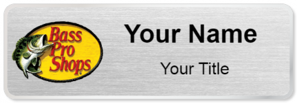 Custom name badges for Bass Pro shops