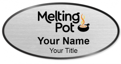 Custom name badges for Melting Pot