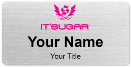 Custom name badges for It Sugar