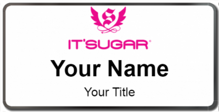 Custom name badges for It Sugar
