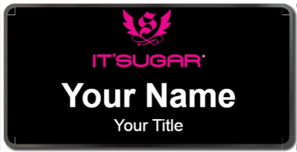 Custom name badges for It Sugar